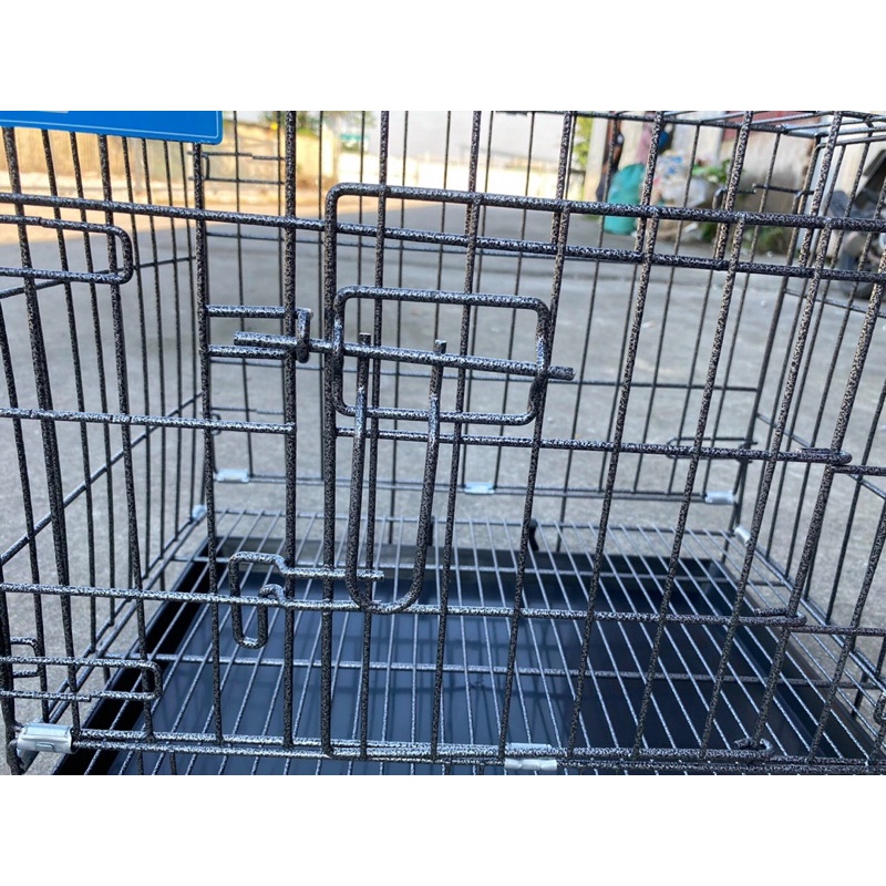 Lồng vân đá sơn tĩnh điện - Chuồng Chó, chuồng mèo, lồng chó mèo gấp gọn (full 4 size)