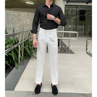 Quần âu nam sidetab cạp đôi 2 cúc