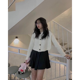 Áo croptop len sóng