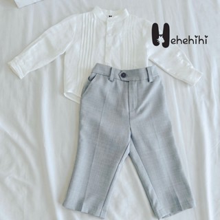  Quần dài cho bé trai HEHEHIHI đẹp vải kaki nhập khẩu Nhật thoáng mát thấm hút mồ hôi 