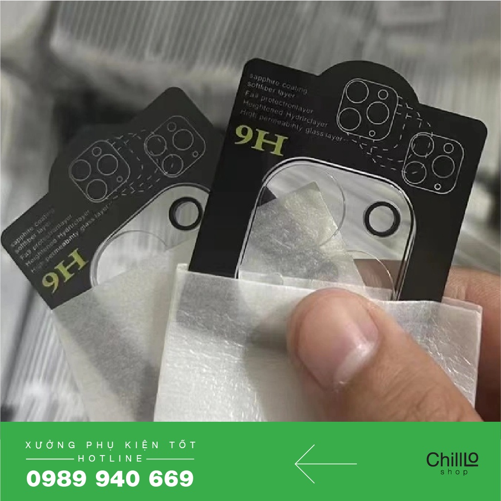 Miếng Dán Bảo Vệ Camera iPhone 14/ 14 Plus/ 14 Pro/ 14 Pro Max – Kính Cường Lực 9H Bảo Vệ Cụm Camera Sau Máy