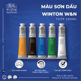 Màu Sơn Dầu Winton Cao Cấp Tuýp 200ml - Winsor & Newton Thương Hiệu Anh Quốc