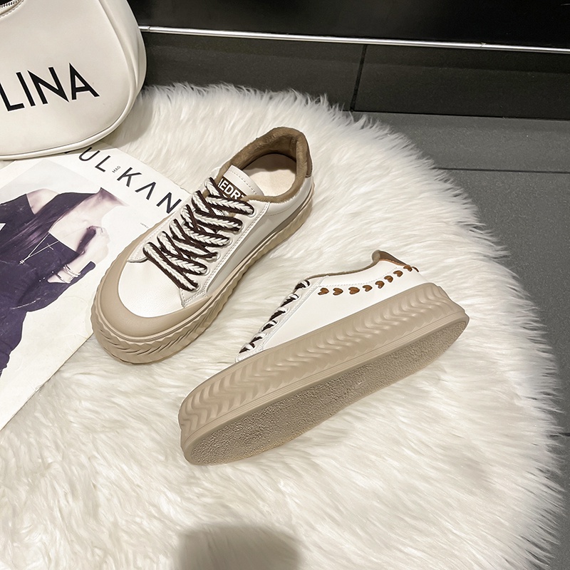 Giày Mũi Tròn Đế Dày Thoải Mái Phong Cách Hàn Quốc Cho Nữ