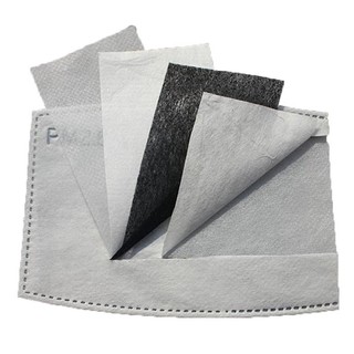 【10.10】 Pm2.5 Activated Carbon Mask Filter Double Microfiltration 10/50/100 Pcs