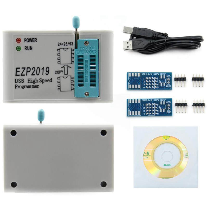 ♚Tốc Độ Cao ​​Usb Ezp2019 Tốc Độ Nhanh ​​Đèn Flash 24 26 93 Eeprom 25 Chất Lượng Cao