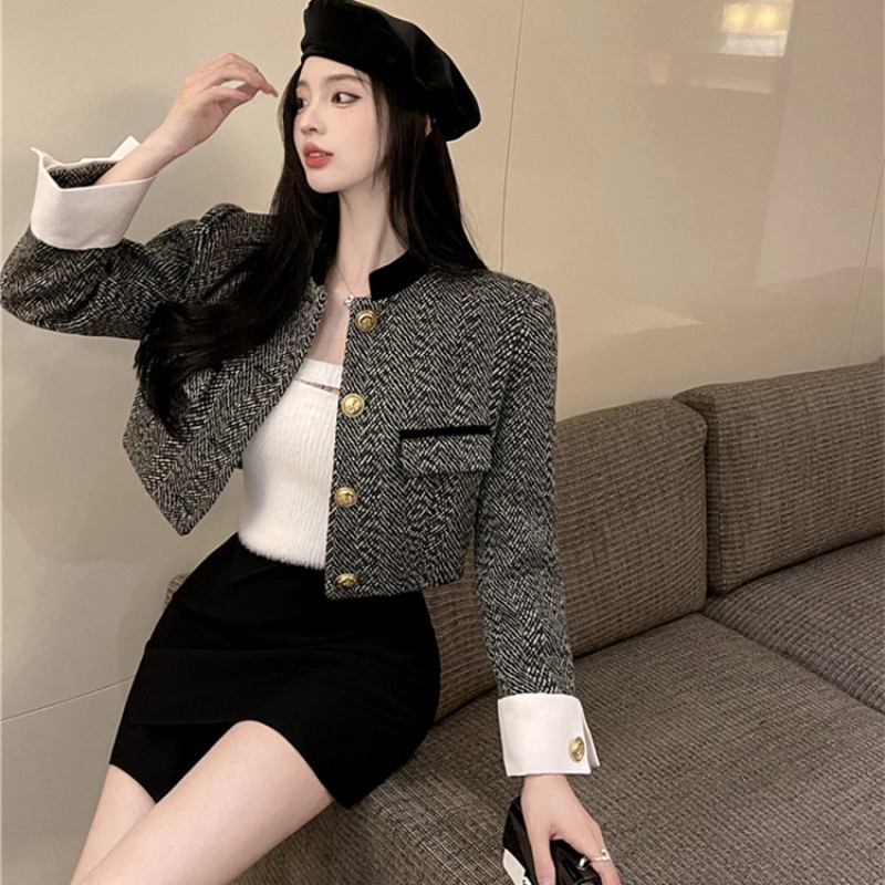 Áo Khoác Tay Dài Thời Trang Mùa Thu Cho Phái Nữ