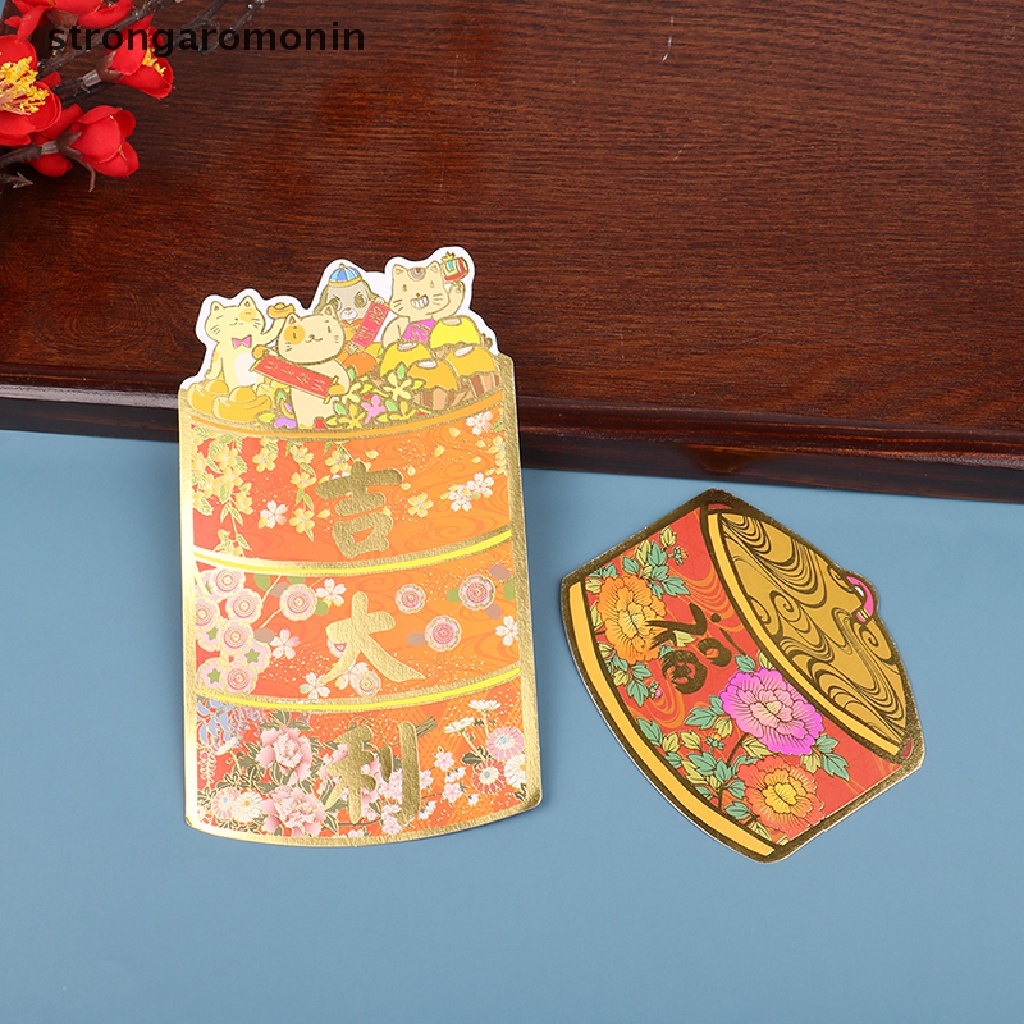 Bao Lì Xì Đỏ May Mắn 3D Kiểu Trung Hoa Dễ Thương