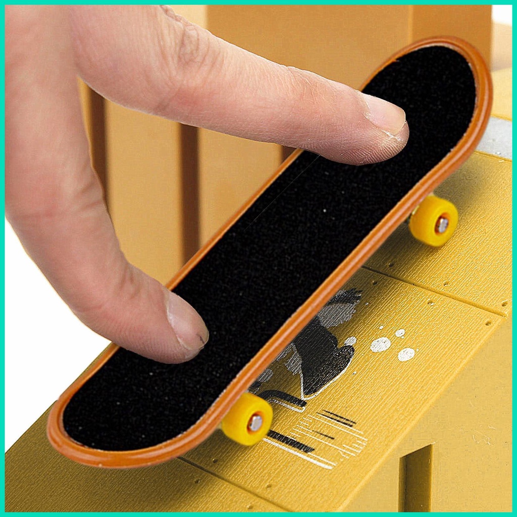 Ván Trượt Ngón Tay Mini Kèm Decal Dán Di Động Luyện Tập Cho Bé Trai Và Bé Gái