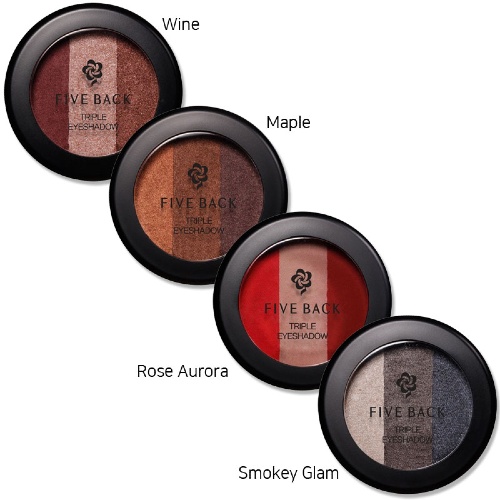 Thanh lý Phấn mắt phối 3 màu The Rucy Five Back Triple Eyeshadow 3g ( hàng trưng bài)