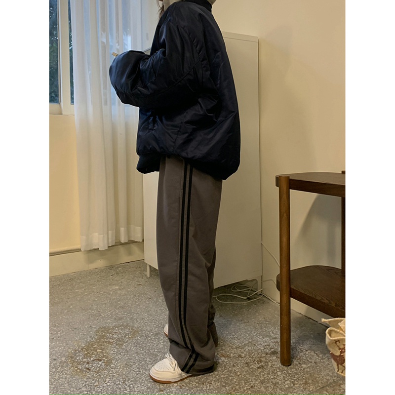 NRVP Quần Thể Thao Dài Dáng Rộng Phong Cách Thời Trang Hàn Quốc