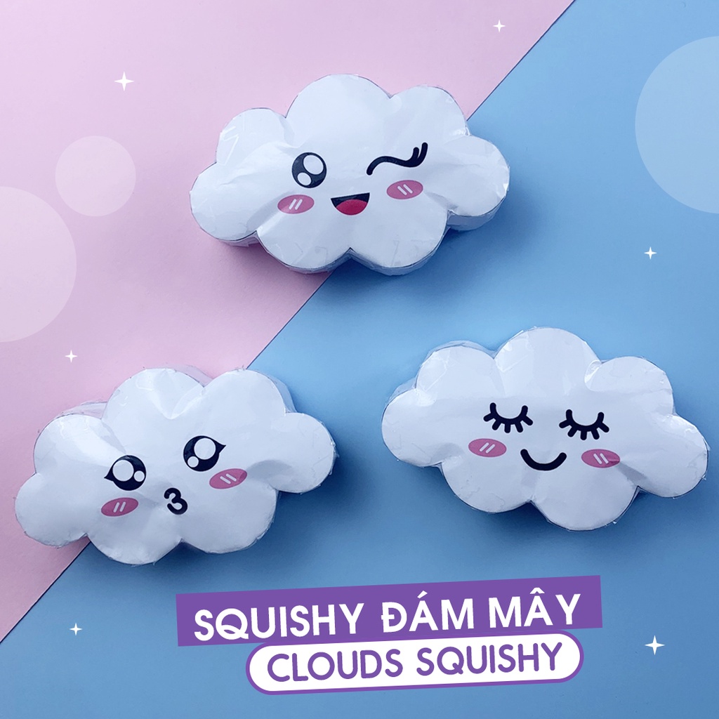 Squishy Đám Mây cảm xúc siêu dễ thương