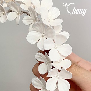 1 Bông Hoa Đất Sét Handmade Làm Phụ Kiện Thời Trang Cài Tóc, Cài Áo, Hoa Tai Thiết Kế HL4C