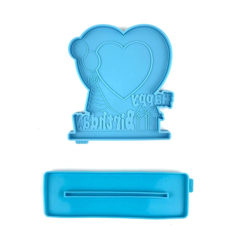 Khuôn Silicone Tạo Hình Khung Ảnh Chữ Happy Birthday