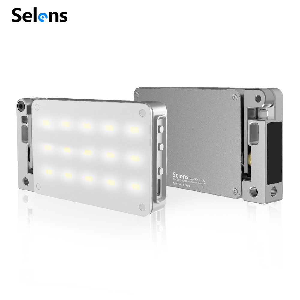 Bộ đèn LED từ tính SELENS AL-01 5500K USB DSLR hỗ trợ quay video cho studio chụp ảnh