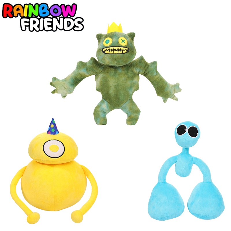 Đồ chơi búp bê quái vật game Roblox Rainbow Friends Villain nhồi bông tay dài mềm mại phù hợp làm quà tặng giáng sinh