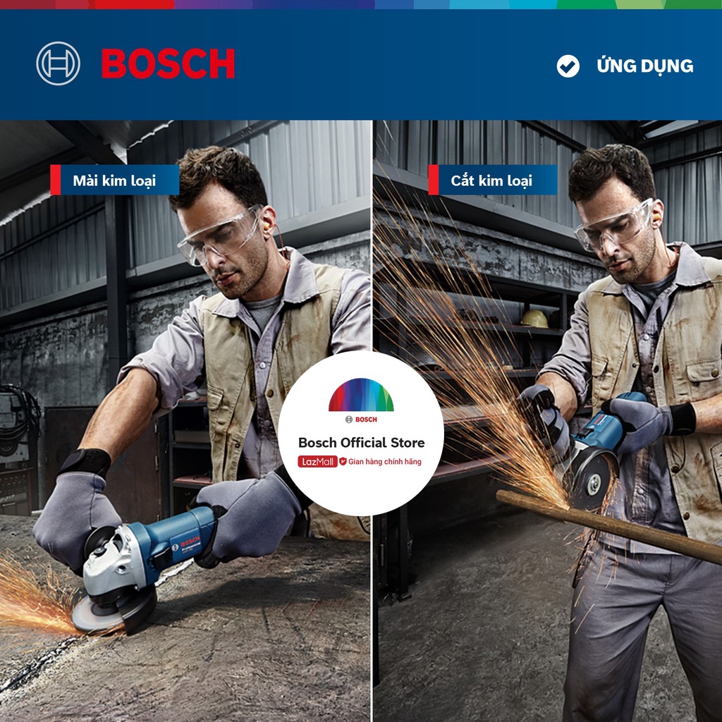 Combo Máy mài góc Bosch GWS 060 và Đĩa cắt kim cương Turbo 105x16mm ceramic (Chuyên dùng để cắt gạch cứng)