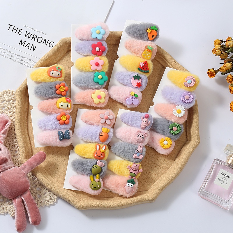 Kẹp Tóc Hình Trái Cây Hoạt Hình Xinh Xắn Cho Bé Gái