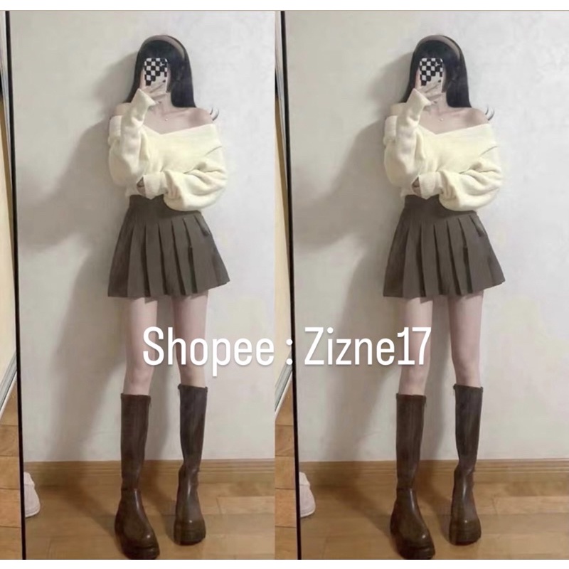 Set chân váy + áo vạt chéo 🥰