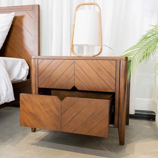 Tủ Đầu Giường Gỗ MOHO HOBRO 301 Màu Nâu