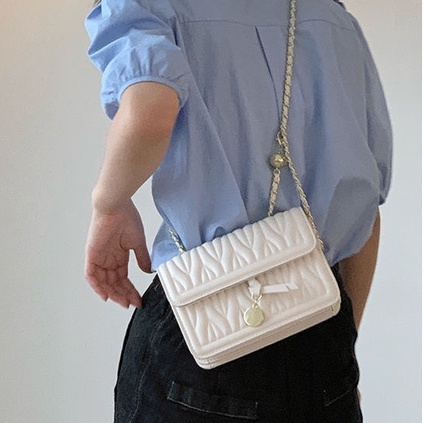 Túi Đeo Chéo Hình Vuông Cỡ Nhỏ Phong Cách Hàn Quốc Thời Trang Cho Nữ