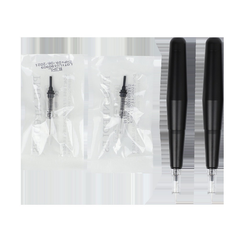 Kim lò xo máy kỹ thuật số Black Pearl 3, kim phun xăm lò xo máy Pen 2 đầu, máy sexy brown