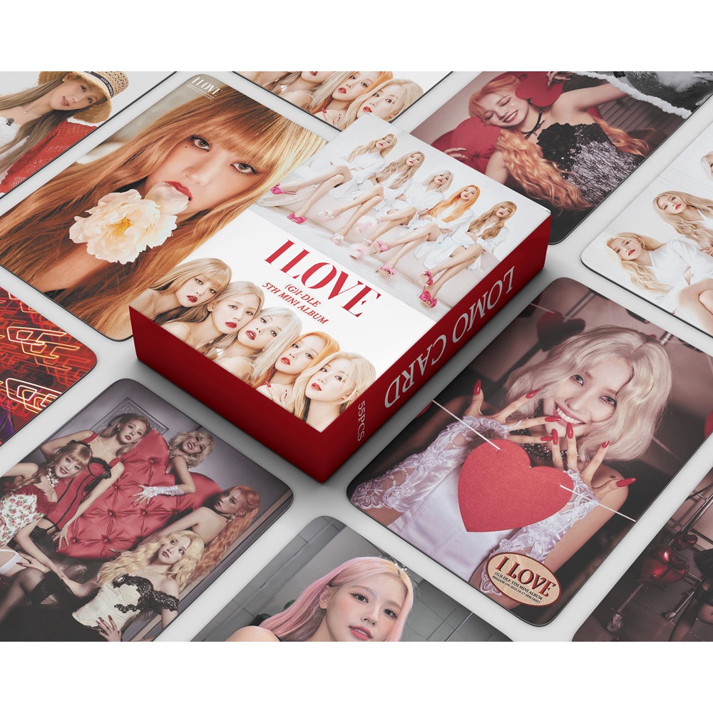 Set 55 Tấm Thẻ Ảnh GI-DLE I love NXDE Minnie