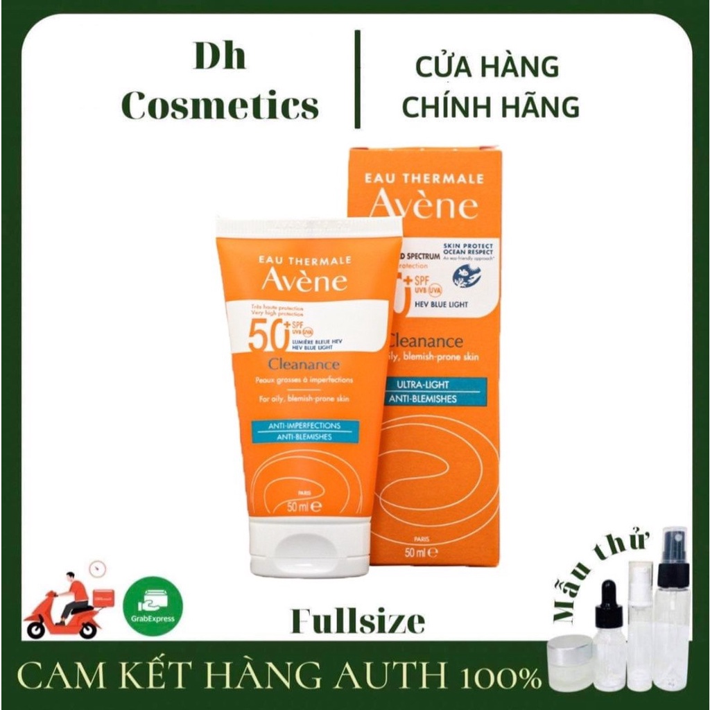 Kem Chống Nắng Avene Cleanance Sunscreen SPF50+ cho da dầu mụn 50ml