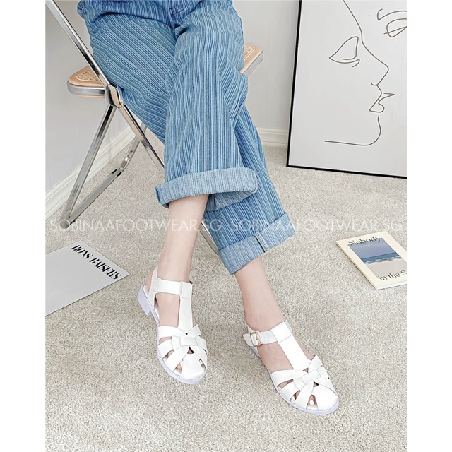 Giày Sandal Đế 3cm Phong Cách Retro Thời Trang Mới Cho Nữ