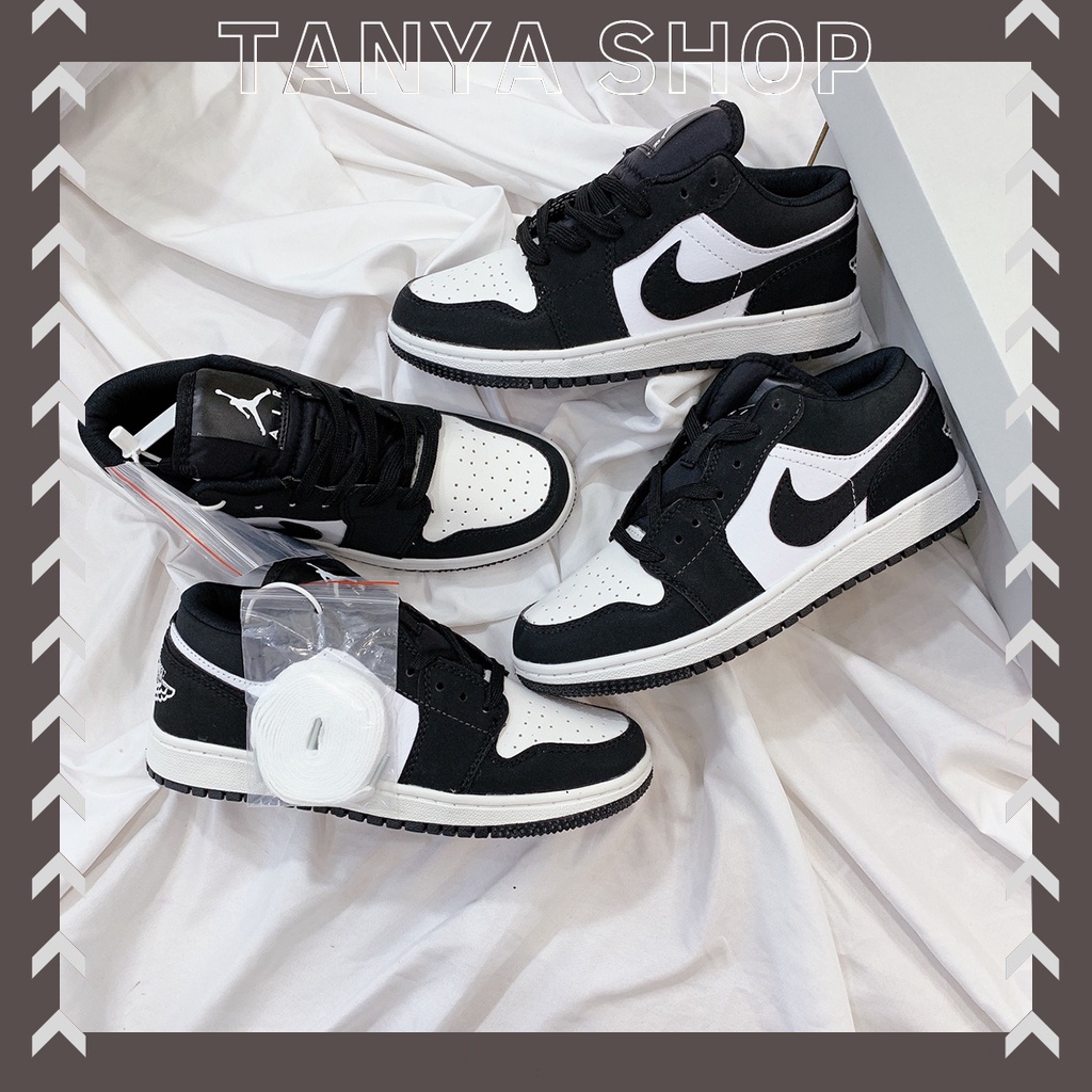 Giày Jordan Panda Cổ Thấp Nam Nữ Thời Trang Hàng Đẹp Full Box Tặng Kèm Dây
