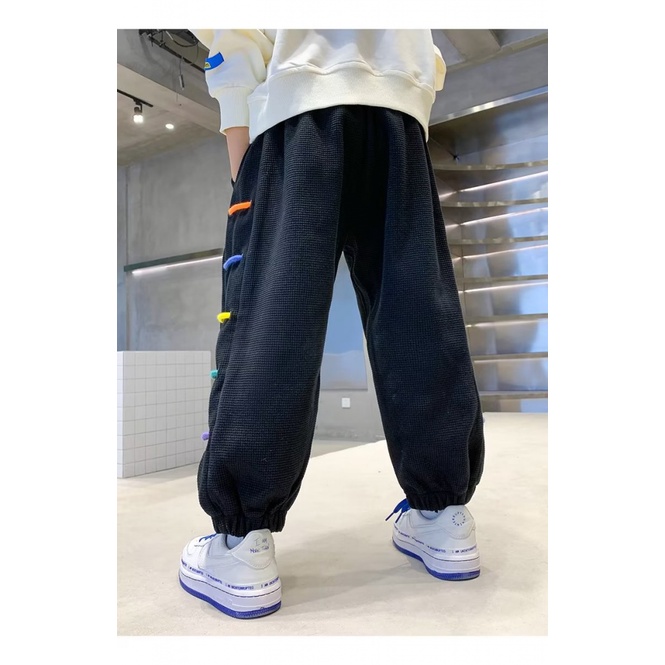 Quần Dài Thể Thao Phong Cách Mới Thời Trang Mùa Thu Cho Bé Trai