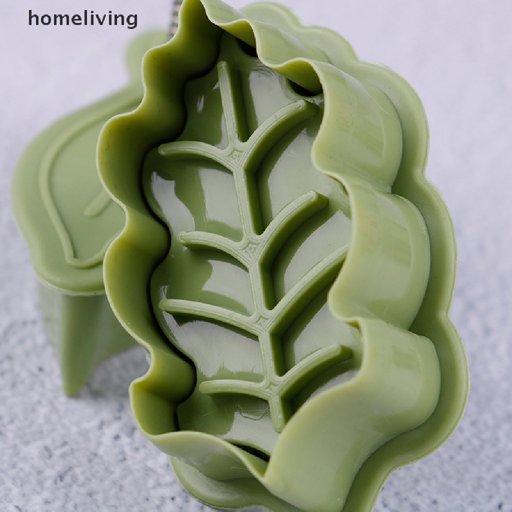 Bộ 4 Khuôn Cắt Bánh Quy Hình Chiếc Lá 3D Tiện Dụng Cho Nhà Bếp DIY