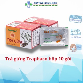 Trà gừng Traphaco hộp 10 gói