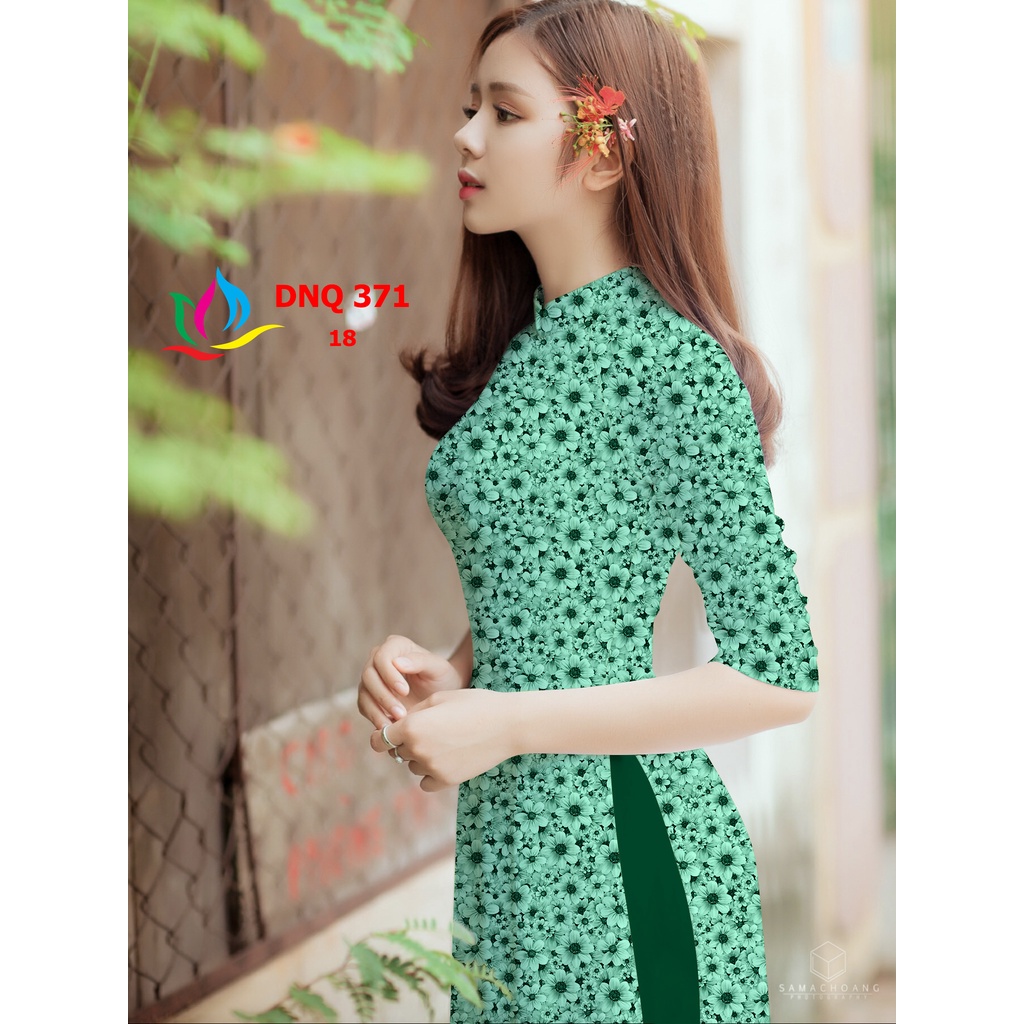 VẢI ÁO DÀI HOA NHÍ