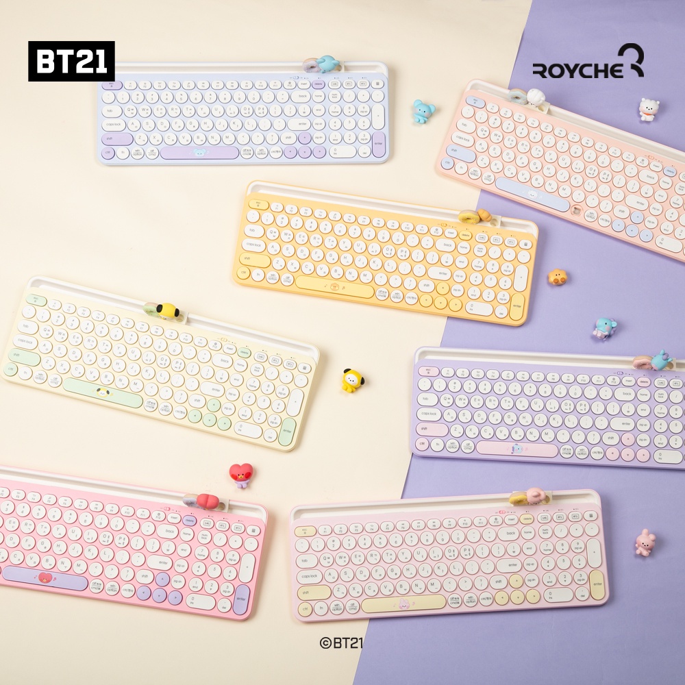 [BT21 Chính Thức] BT21 minini Bàn PhíM Bluetooth Không Dây Đa ChứC Năng