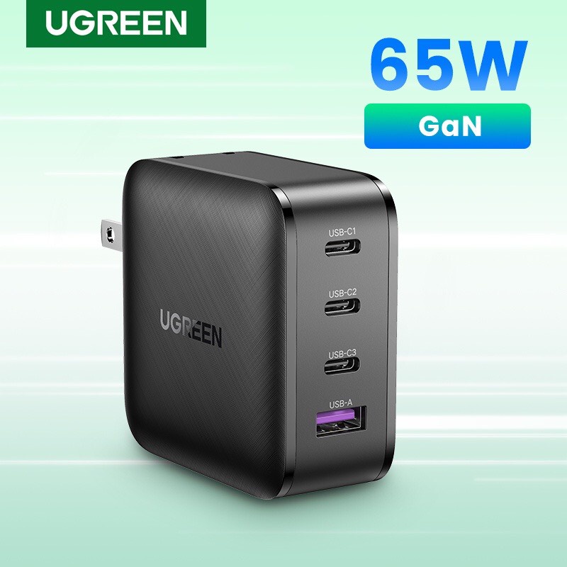 Bộ sạc nhanh UGREEN 65w/100w PD USB 3.0 chất lượng cao thích hợp cho SamsungXiaomi pad 5 Chính hãng