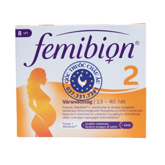 COMBO: 1 Femibion 2 và 1 Femibion 3 sản xuất tại Đức Vitamin bầu và sau bầu.