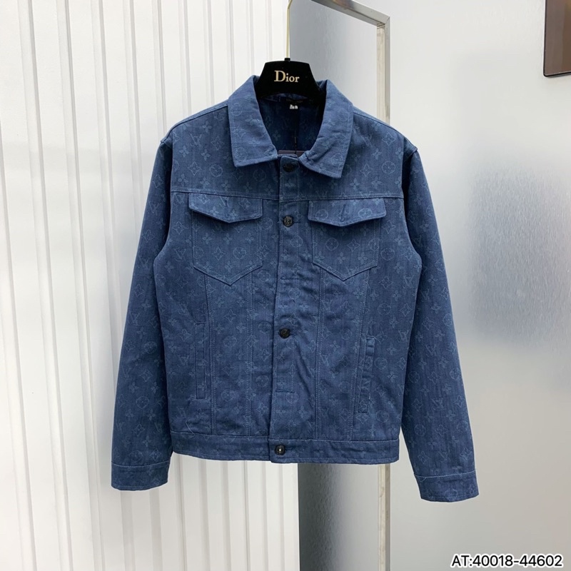 Khoác LV vải bò cực dày dặn