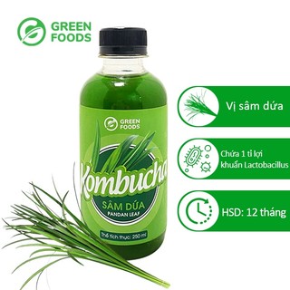 Trà Kombucha hương sâm dứa 250ml