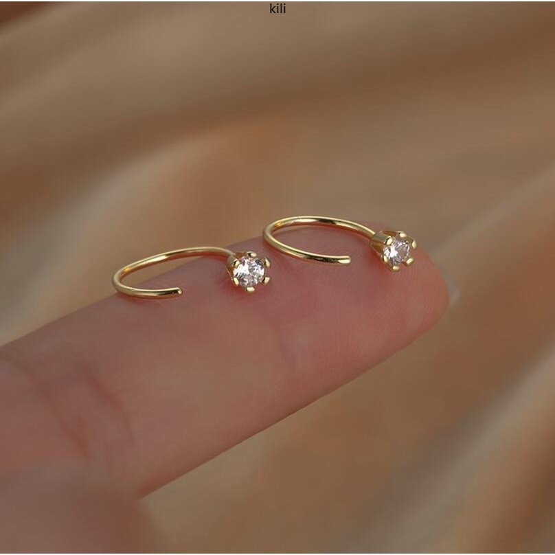 Kili Bông Tai Đính Đá zircon Thời Trang Cho Nữ