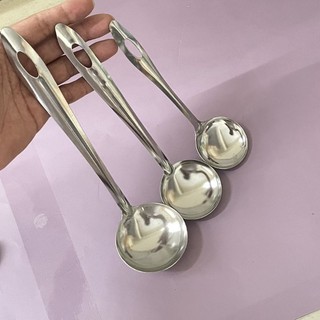 Muôi thìa vá inox to 7cm