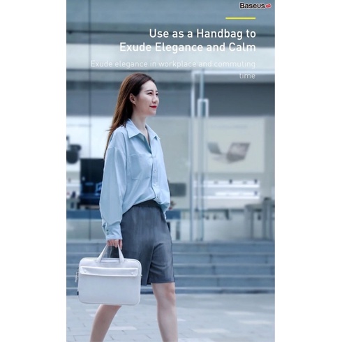 Túi xách chống nước Baseus Basics Series 13" / 16" Shoulder Computer Bag dùng cho Macbook / Laptop | BigBuy360 - bigbuy360.vn