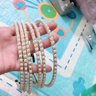 Bờm cài tóc đính hạt kiểu dáng tiểu thư dễ thương B01