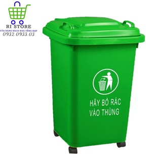 Thùng rác nhựa công nghiệp 60L