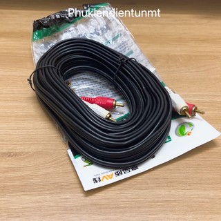 (10m) Dây cáp AV 2 ra 2 10m hàng đẹp