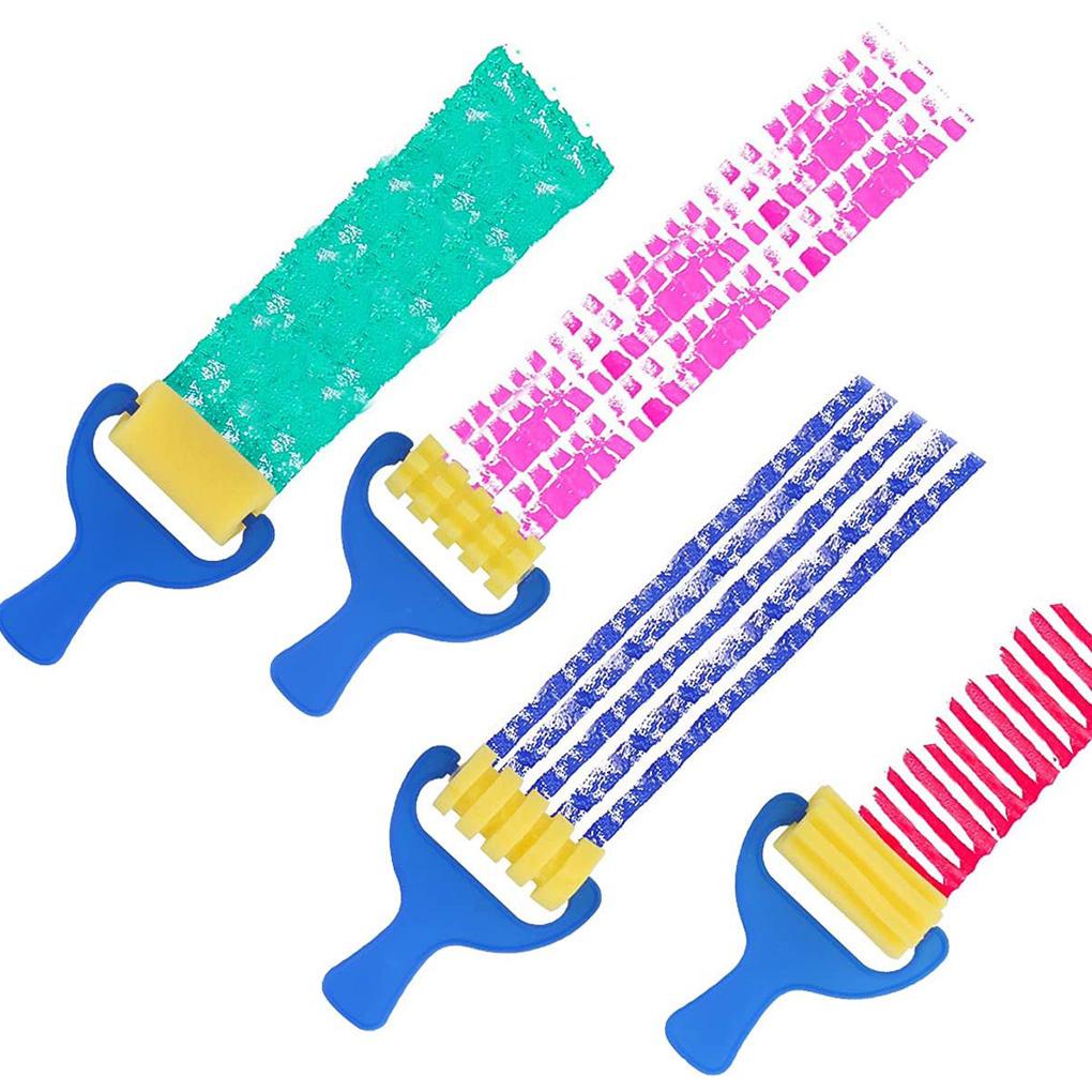 Bộ 42 Cọ Xốp Vẽ Tranh DIY Cho Bé