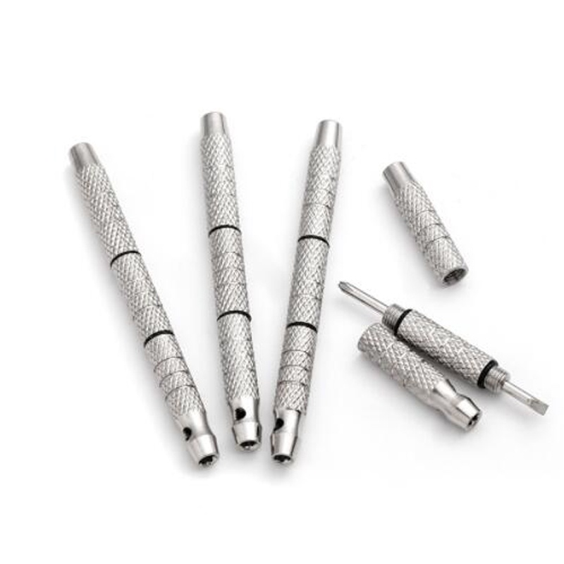 Set 2 Tua Vít Mini Sửa Mắt Kính / Móc Khóa Hình Hoa Mận Đa Năng