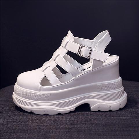 Dép bánh mì đế cao Dép đế xuồng Giày Sandal Đế Xuồng Dày Dặn Phong Cách Thời Trang Roman 2022