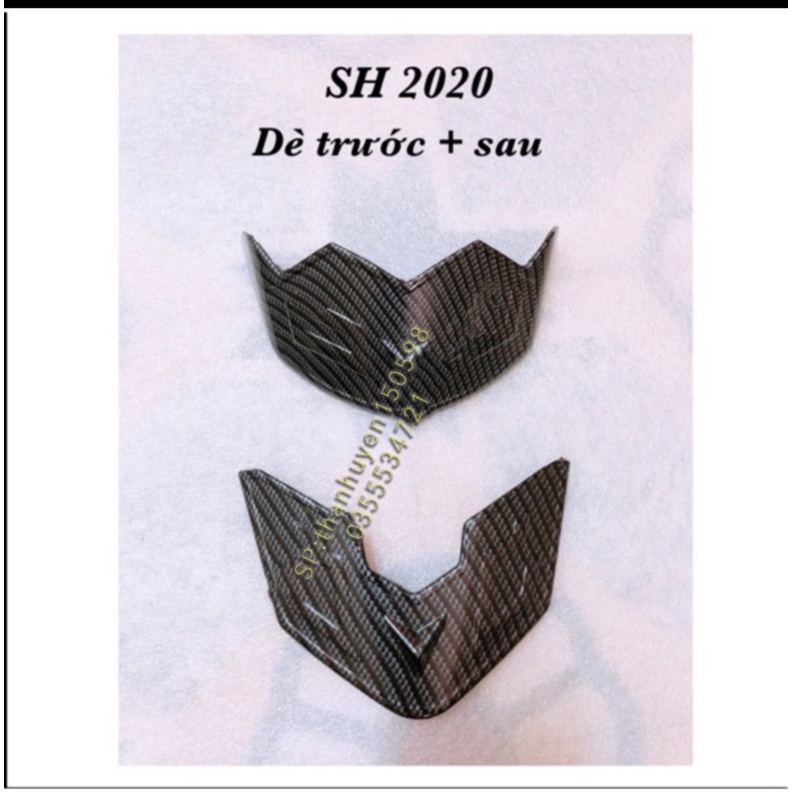 Ốp Dè Trước Sau AB 2020 Carbon