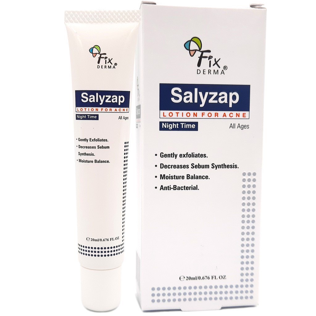 Lotion Skinavis Moisturizer &amp; Fixderma Salyzap - Dưỡng ẩm, Phục hồi và Làm dịu cho da dầu mụn 20ml-60ml