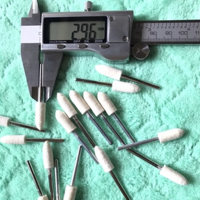 Trục nỉ nhọn đánh bóng 6mm cán 3mm